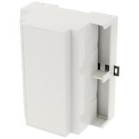 Hammond Electronics 1597DIN6MC53 DIN-rail-behuizing Gesloten 90 x 58 x 106 PPO Lichtgrijs 1 stuk(s)