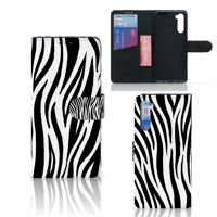 OnePlus Nord Telefoonhoesje met Pasjes Zebra