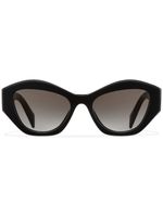 Prada Eyewear lunettes de soleil Symbole à monture papillon - Noir