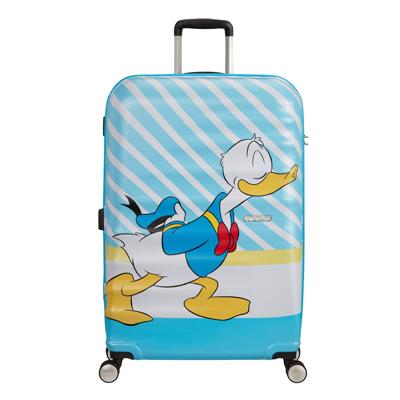 American Tourister Wavebreaker Disney Spinner 77 donald blue kiss Harde Koffer American Tourister Wavebreaker Disney Spinner 77 donald blue kiss Harde Koffer