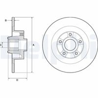 Remschijf BG9135RS - thumbnail