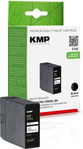 KMP Inktcartridge vervangt Canon PGI-2500BK XL Compatibel Zwart C103 1565,0001