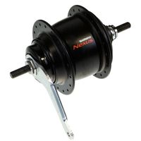 Shimano Nexus 8 naaf remnaaf 32 gaats zwart kaal