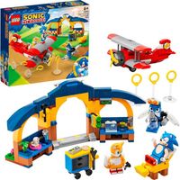 LEGO Sonic the Hedgehog - Tails' werkplaats en Tornado vliegtuig constructiespeelgoed 76991