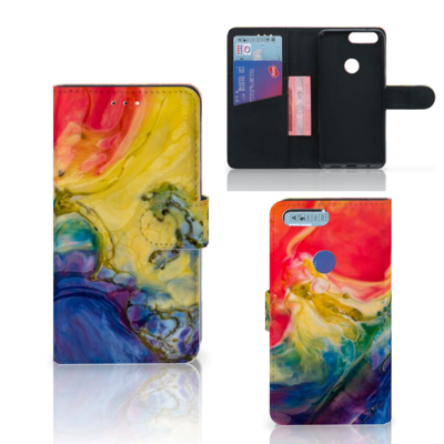 Hoesje OnePlus 5T Watercolor Dark