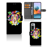 Xiaomi Redmi Note 10 Pro Leuk Hoesje Lion Color - thumbnail