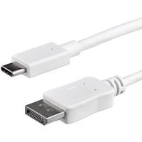 StarTech.com 1 m USB-C naar DisplayPort kabel 4K 60Hz wit