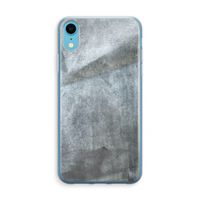 Grey Stone: iPhone XR Transparant Hoesje - thumbnail