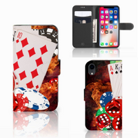 Apple iPhone Xr Wallet Case met Pasjes Casino