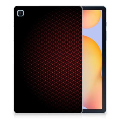 Samsung Galaxy Tab S6 Lite | S6 Lite (2022) Hippe Hoes Geruit Rood Samsung Galaxy Tab S6 Lite | S6 Lite (2022) Hippe Hoes Geruit Rood