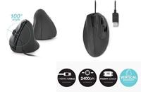 Urban Factory Crazy Mouse USB 800 dpi - Zwart