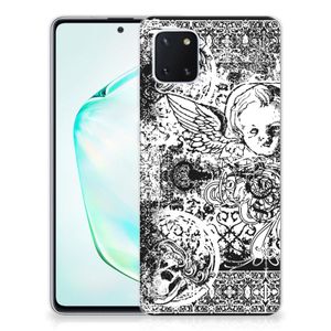 Silicone Back Case Samsung Galaxy Note 10 Lite Skulls Angel