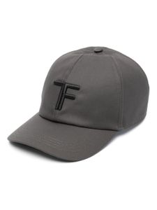 TOM FORD casquette à logo brodé - Gris