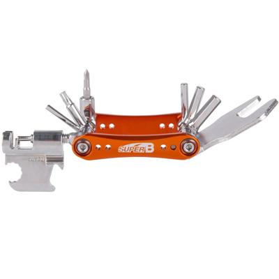 Super B Multitool Tb-fd55 16 Functies 73 X 45 Mm Rvs Oranje