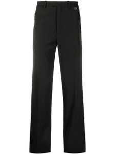 Off-White pantalon de costume zippé - Noir