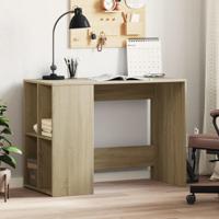 Bureau 102x50x75 cm bewerkt hout sonoma eikenkleurig - thumbnail