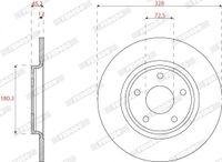 Remschijf DDF2818C - thumbnail