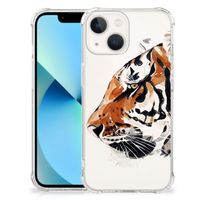 Back Cover iPhone 13 mini Watercolor Tiger