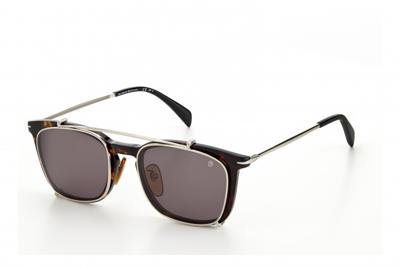 David Beckham zonnebril 1037/G/CS cat.3 wayfarer zilver/bruin