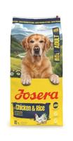 JOSERA Adult Grote kip & rijst (1 x 12,5 kg) | Premium droogvoer voor volwassen honden van grote rassen | met zalmolie | glutenvrij | waardevolle vetzuren | XL-kroketten tegen lussen | 1 stuk verpakt
