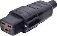 Kalthoff 444000 Kaltgeräte-Steckverbinder Buchse, gerade Gesamtpolzahl: 2 + PE 16A black 1 pc(s)