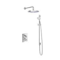 Hotbath Get Together IBS2ACR inbouwdouche met 3s handdouche, 30cm hoofddouche en glijstang chroom