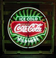 Coca-Cola Ice Cold Neon Verlichting XL 100 cm ø