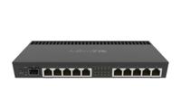 Microtik RB4011IGS+RM router, netwerk, zwart - aangesloten router (IEEE 802.3at, Gigabit Ethernet, 10/100/DDR4-(X), 802.11 Mbit/s, 128-bit AES, SHA-256, Annapurna Labs Alpine AL21400)