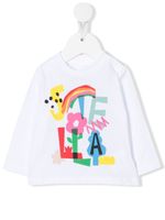 Stella McCartney Kids t-shirt à logo imprimé - Blanc - thumbnail