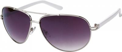 Kost zonnebril Pilot heren paars/zilver (20 179)
