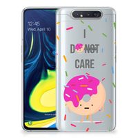 Samsung Galaxy A80 Siliconen Case Donut Roze