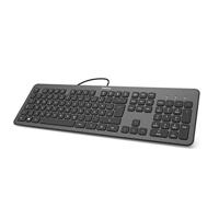 Hama KC-700 keyboard USB QWERTZ German Black