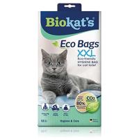 Biokat's Eco Bags XXL - Zak voor plaatsing in de kattenbak, voor hygiënische vervanging van kattenbakvulling - 1 verpakking (1 x 12 zakken)