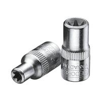 GEDORE 6187990 TX 20 dopsleutelinzet 1/4 inch buiten-TORX E8