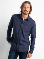 Petrol Industries Heren Gemêleerd overhemd Zwart - L