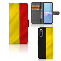 Sony Xperia 10 III Bookstyle Case Belgische Vlag