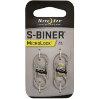 NITE Ize NI-LSBM-11-2R3 Karabijn MicroLock S-Biner 2 35 mm x 15 mm x 7 mm 2 stuk(s)