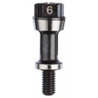 Bosch Accessories 1608570043 Spantang met spanmoer, 6 mm, geschikt voor GGS 16 Diameter 6 mm - thumbnail