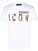 DSQUARED2 t-shirt à logo imprimé - Blanc