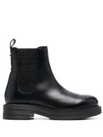 Love Moschino bottines chelsea à bande logo 40 mm - Noir