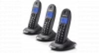 Motorola C1003 - Trio DECT telefoon - Zwart - 3 handsets - thumbnail