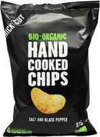 Trafo Chips handcooked zout / zwarte peper bio (125 gr) - thumbnail