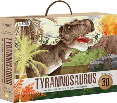 Rebo Productions boek + model Tyrannosaurus junior 2-delig