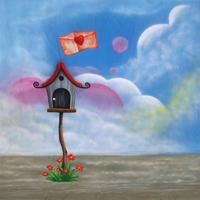 Walimex Pro Love-Letter stof achtergrond (3x6 m)