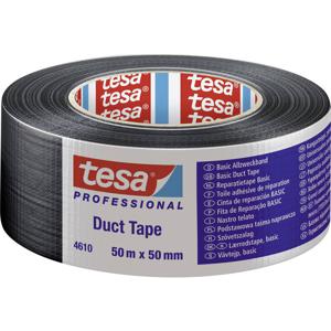 tesa 04610-00004-00 04610-00004-00 Textieltape tesa Professional Zwart (l x b) 50 m x 50 mm 1 stuk(s)