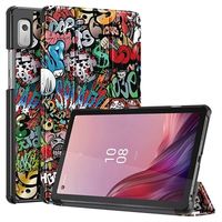 Tri-Fold Series Lenovo Tab M9 Smart Folio Hoesje - Graffiti - thumbnail