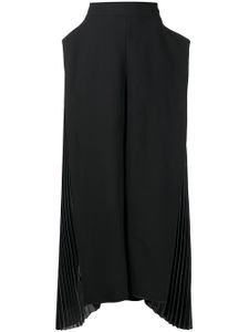 Maticevski pantalon ample plissé à design asymétrique - Noir