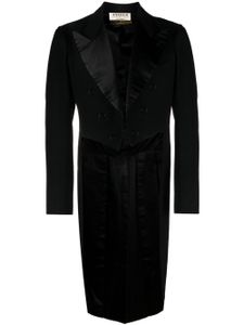 A.N.G.E.L.O. Vintage Cult 1930s peak-lapels wool frock coat - Noir