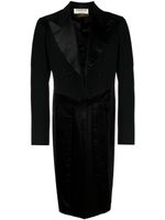 A.N.G.E.L.O. Vintage Cult 1930s peak-lapels wool frock coat - Noir - thumbnail