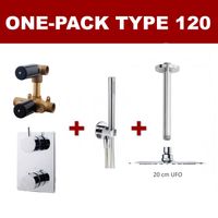 Wiesbaden one-pack inbouwthermostaatset type 120